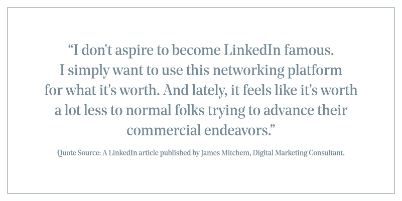 Is it really RIP LinkedIn or can it be resurrected? – Blue Zebra Creative